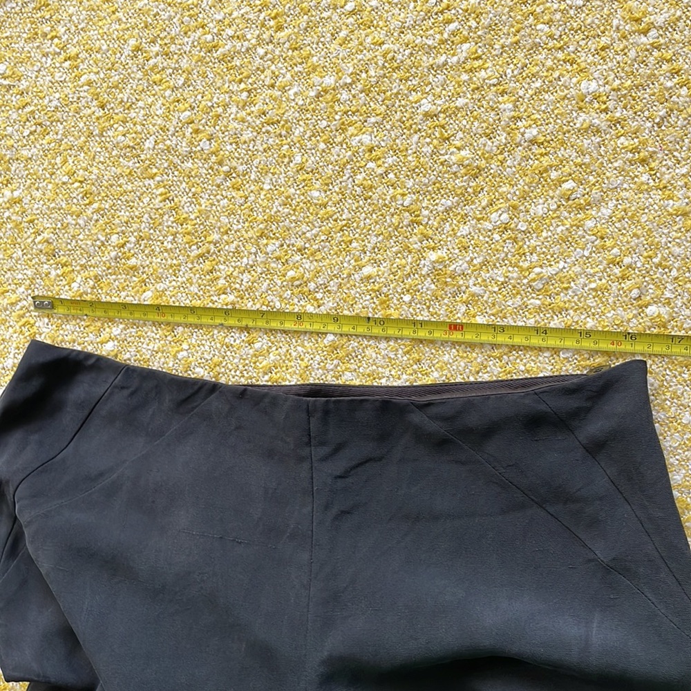 Black Silk Armani Pants Giorgio Armani Silk Dress Pants w/ Zip Closure - Picture 12 of 12